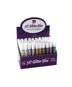 Meilleur prix ✨ La Fourmi Paillettes Tube De Colle Pailletée Métallique 3D Avec Embout (10,5Ml) 🤩