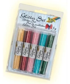 Remise ✨ Paillette En Poudre Tube De Paillettes En Poudre - Folia - 5 Tubes De 14 G 😍