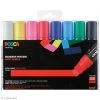 Offres 🎁 Marqueur Posca Basique - Pointe Rectangulaire Extra Large 15 Mm - 8 Pcs ✨