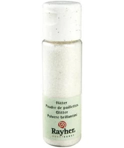 Meilleure affaire 😍 Rayher Paillette Ultra Fines Poudre De Paillettes Ultrafine Blanc 20 Ml ❤️