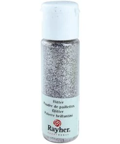 Remise 🛒 Rayher Paillette Ultra Fines Poudre De Paillettes Ultrafine Argent Brillant 20 Ml 🌟
