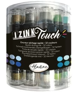 Budget ⭐ Aladine Encreur Séchage Rapide Set D'encreurs Séchage Rapide Izink Touch - 32 Pcs ✔️