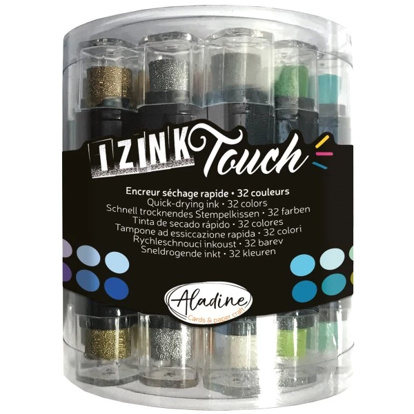 Budget ⭐ Aladine Encreur Séchage Rapide Set D'encreurs Séchage Rapide Izink Touch - 32 Pcs ✔️ 2 Budget ⭐ Aladine Encreur Séchage Rapide Set D'encreurs Séchage Rapide Izink Touch - 32 Pcs ✔️