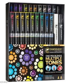 Tout neuf ⌛ Marqueur Chameleon Coffret Marqueurs Chameleon - Deluxe - 22 Feutres 🤩