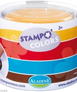 Budget ❤️ Aladine Encreur Pour Enfant Encreur Géant Stampo Colors Arlequin X 4 - Encre Ultra Lavable 🥰