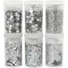 Coupon ⌛ Creativ Company Paillette Décorative Assortiment De Paillettes - Différents Motifs - Argent - 6 X 5 Gr 😍
