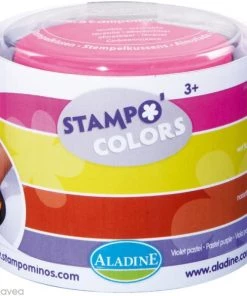 Meilleure vente ✔️ Aladine Encreur Pour Enfant Encreur Géant Stampo Colors Festival X 4 - Encre Ultra Lavable 😍