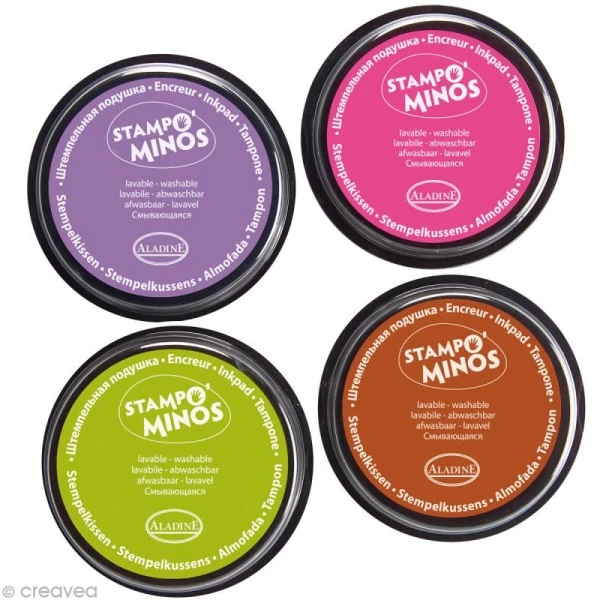 Meilleure vente ✔️ Aladine Encreur Pour Enfant Encreur Géant Stampo Colors Festival X 4 - Encre Ultra Lavable 😍 4 Meilleure vente ✔️ Aladine Encreur Pour Enfant Encreur Géant Stampo Colors Festival X 4 - Encre Ultra Lavable 😍 – Image 2