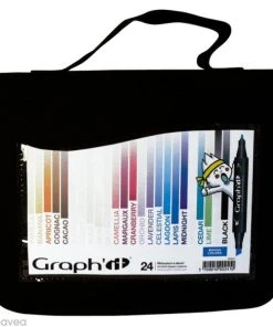 Le moins cher 🛒 Assortiment Feutre à Alcool Graph'it Manga Colors X 24 👏