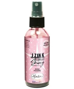 Remise 😍 Aladine Encre à Pigment Izink Encre En Spray Izink Shiny - Rose Poudré - 80 Ml 😀