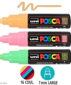 Remise ⌛ Marqueur Posca Feutre Posca PC-7M - Pointe Conique Large 🤩