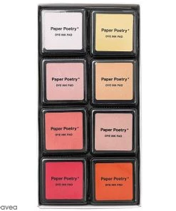 Promo ⌛ Rico Design Encreur Séchage Rapide Kit Encreurs à Encre De Chine - Saint-Valentin - 8 Pcs 🥰