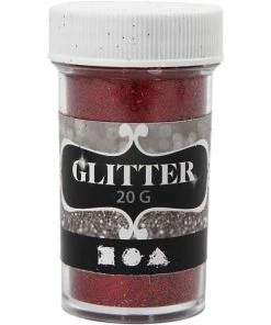 Meilleure vente 😍 Creativ Company Paillette Ultra Fines Paillettes Fines - Rouge - 20 G 😍