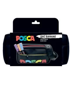 Vente flash 🔔 Marqueur Posca Sac Banane Posca - Noir - 1 Pce ⭐