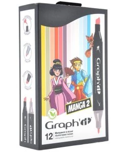 De gros 🌟 Assortiment Feutre à Alcool Graph'it - Manga 2 - 12 Marqueurs 😉 9 De gros 🌟 Assortiment Feutre à Alcool Graph'it - Manga 2 - 12 Marqueurs 😉 -Scrapbooking Soldes unnamed file 261