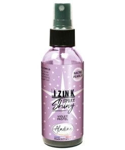 Meilleure vente 🥰 Aladine Encre à Pigment Izink Encre En Spray Izink Shiny - Violet Pastel - 80 Ml 😍
