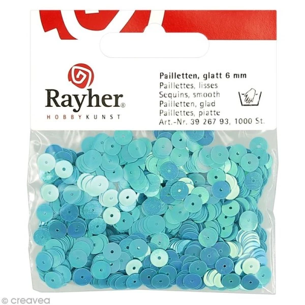 Grosses soldes ✨ Rayher Sequin Plats Sequin Plat 6 Mm Bleu Ciel Métallisé - 1000 Pcs 🧨 3 Grosses soldes ✨ Rayher Sequin Plats Sequin Plat 6 Mm Bleu Ciel Métallisé - 1000 Pcs 🧨