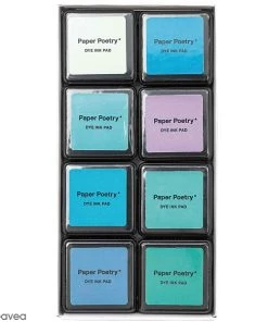 Coupon ✨ Rico Design Encreur Séchage Rapide Kit Encreurs à Encre De Chine - Aigue-marine - 8 Pcs 🎁