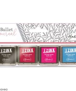 Meilleur prix 😀 Aladine Kit Encreur Lot De 4 Mini Encreurs à Séchage Rapide Bullet Journal - Star 🧨