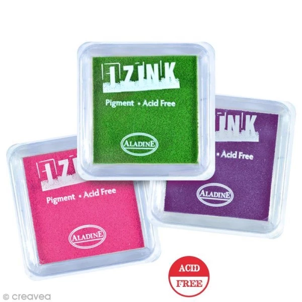 Bon marché 😍 Encreur à Embosser Encreurs à Pigment Izink Aladine - 6,5 X 6,5 Cm 🛒 3 Bon marché 😍 Encreur à Embosser Encreurs à Pigment Izink Aladine - 6,5 X 6,5 Cm 🛒