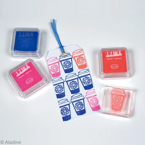 Bon marché 😍 Encreur à Embosser Encreurs à Pigment Izink Aladine - 6,5 X 6,5 Cm 🛒 4 Bon marché 😍 Encreur à Embosser Encreurs à Pigment Izink Aladine - 6,5 X 6,5 Cm 🛒 – Image 2