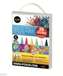 Acheter ⭐ Marqueur Posca Coffret Posca - Les Petits Bricolages De Posca - 6 Pcs 🔥