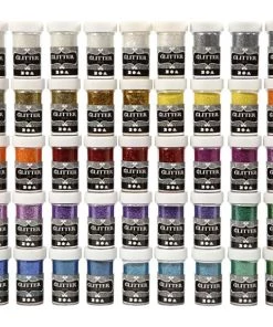 Meilleure vente 😍 Creativ Company Paillette Ultra Fines Paillettes - 20 Couleurs - 20 Gr X 46 Pcs 🧨