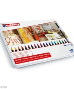 Nouveau ✔️ Feutre Dessin Feutres Edding 1300 - Pointe 2 Mm - 20 Pcs ✨