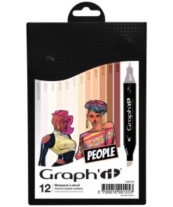 Sortie 🧨 Assortiment Feutre à Alcool Graph'it People X 12 👏