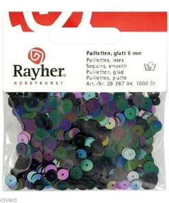 Les meilleures critiques de 🤩 Rayher Sequin Plats Sequin Plat 6 Mm Noir Métallisé - 1000 Pcs 🤩