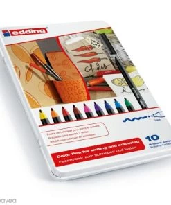 Meilleure affaire 💯 Feutre Dessin Feutres Edding 1300 - Pointe 2 Mm - 10 Pcs 👍