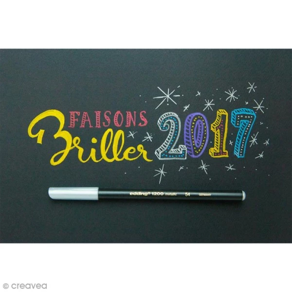 Vente flash ⭐ Feutre Dessin Feutres Edding Métalliques 1200 - Pointe 1 à 3 Mm - 6 Pcs 👍 5 Vente flash ⭐ Feutre Dessin Feutres Edding Métalliques 1200 - Pointe 1 à 3 Mm - 6 Pcs 👍 – Image 3