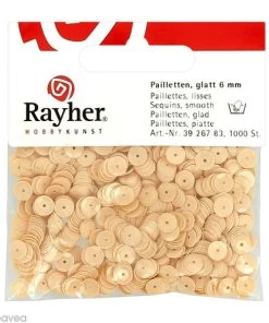 Top 10 👏 Rayher Sequin Plats Sequin Plat 6 Mm Beige écru Mat - 1000 Pcs 😉
