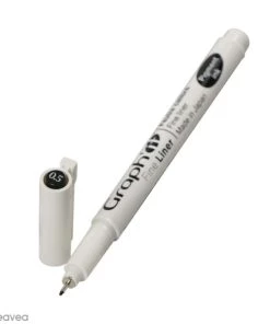 Offres 🤩 Stylo Feutre Technique Feutre Fin à Encre Pigmentée - 0,5 Noir - Graph'it Fine Liner ✨