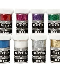 Budget 🎉 Creativ Company Paillette En Poudre Assortiment De Paillettes Scintillantes 20 G - 8 Pcs 😀
