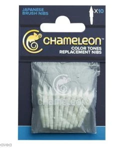 Coupon 👍 Marqueur Chameleon Pointes Pinceaux De Rechange Pour Marqueurs Chameleon - 10 Pcs 😀