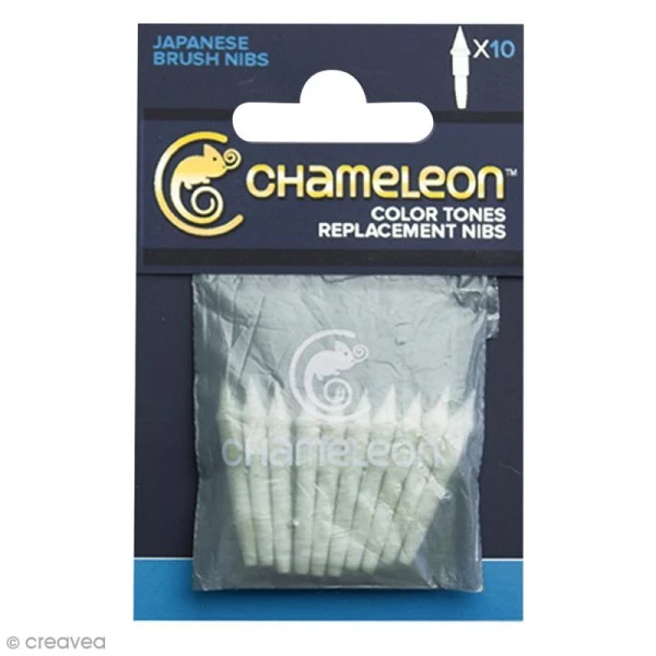 Coupon 👍 Marqueur Chameleon Pointes Pinceaux De Rechange Pour Marqueurs Chameleon - 10 Pcs 😀 3 Coupon 👍 Marqueur Chameleon Pointes Pinceaux De Rechange Pour Marqueurs Chameleon - 10 Pcs 😀