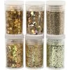 Bon marché 🧨 Creativ Company Paillette Décorative Assortiment De Paillettes - Différents Motifs - Or - 6 X 5 Gr ⭐