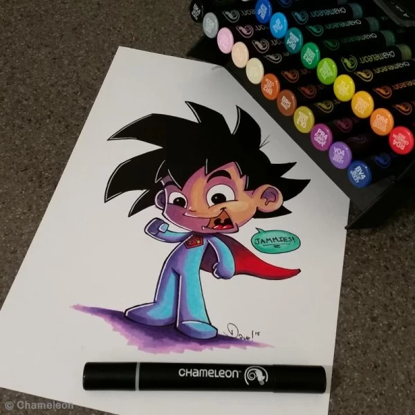 Tout neuf ✨ Marqueur Chameleon Coffret Marqueurs Chameleon - Cool - 5 Feutres 😀 5 Tout neuf ✨ Marqueur Chameleon Coffret Marqueurs Chameleon - Cool - 5 Feutres 😀 – Image 3