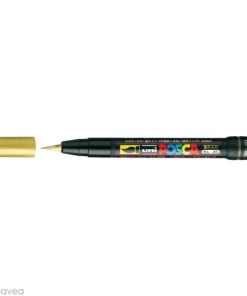 Top 10 ✨ Marqueur Posca Feutre Posca PCF-350 - Pointe Pinceau - Or - 1pce 🥰