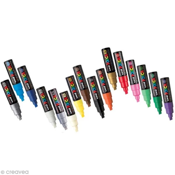 Les meilleures critiques de 🧨 Marqueur Posca Coffret De Feutres Posca PC-8K - Couleurs Basiques - 16 Pcs 🧨 4 Les meilleures critiques de 🧨 Marqueur Posca Coffret De Feutres Posca PC-8K - Couleurs Basiques - 16 Pcs 🧨 – Image 2