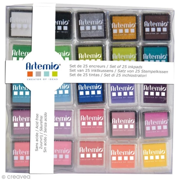 Offres 🌟 Kit Encreur Set Encreurs Artemio -Assortiment Couleurs - 25 Pcs 🔔 3 Offres 🌟 Kit Encreur Set Encreurs Artemio -Assortiment Couleurs - 25 Pcs 🔔