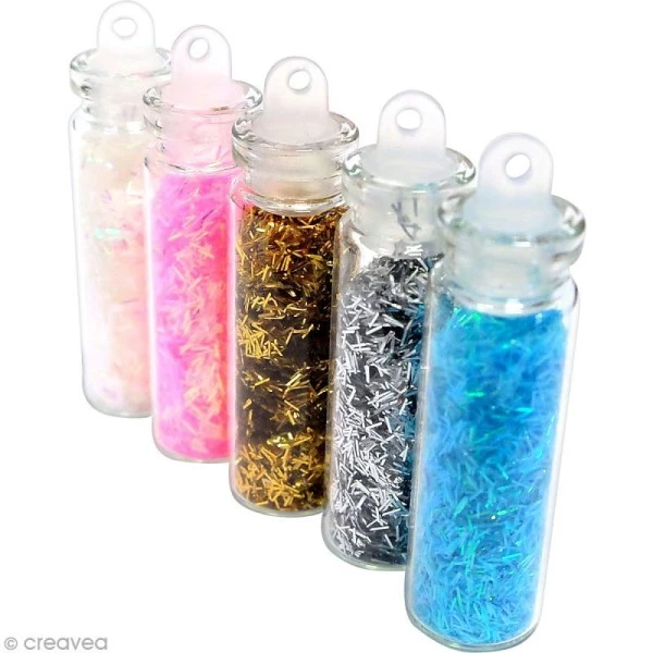 Meilleur prix 🤩 DTM Paillette Ultra Fines Flacons Fil De Paillettes X 5 Pcs 😉 3 Meilleur prix 🤩 DTM Paillette Ultra Fines Flacons Fil De Paillettes X 5 Pcs 😉