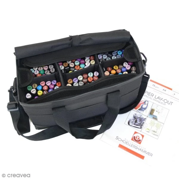 Budget 👍 Feutre à Alcool Mallette De Rangement COMPLETE Pour Marqueurs à Alcool Graph'it - 165 Feutres + Papier Layout 🥰 3 Budget 👍 Feutre à Alcool Mallette De Rangement COMPLETE Pour Marqueurs à Alcool Graph'it - 165 Feutres + Papier Layout 🥰