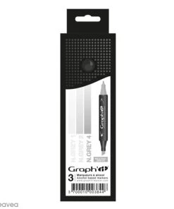 Les meilleures critiques de 🎉 Assortiment Feutre à Alcool Graph'it - Dégradé Neutral Greys - 3 Marqueurs 🌟