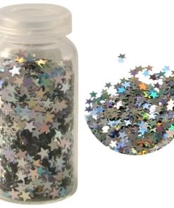 Acheter 🔔 Rayher Paillette Holographique Paillettes Mini étoiles Aluminium Argent Hologramme 3 Gr 🤩