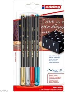 De gros 🔥 Feutre Scrap Feutre Coloriage Edding 1200 Assortiment Noël X 4 1-3 Mm ✔️