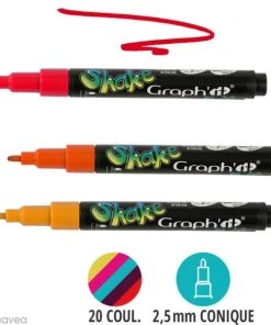 Le moins cher 🔥 Feutre Multisupports Graph'it Shake 2,5 Mm 😉