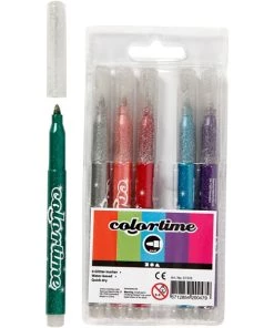 Le moins cher 🛒 Creativ Company Feutre Dessin Feutres à Paillettes - Multicolores - 6 Pcs 🌟