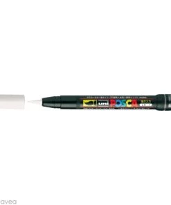 Grosses soldes 👏 Marqueur Posca Feutre Posca PCF-350 - Pointe Pinceau - Blanc - 1pce ⌛